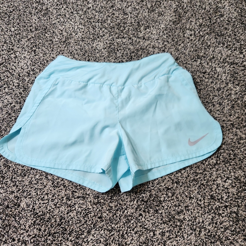 Nike Light Blue Athletic Shorts